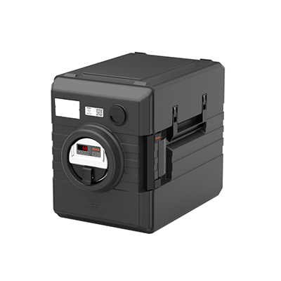 Thermoport Kunststoff, schwarz beheizt