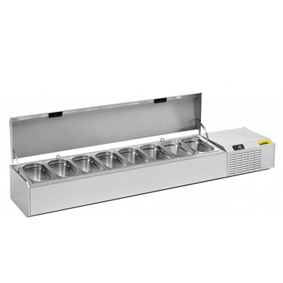 NordCap Pizzakühltisch-Aufsatz A 2490 GN 1/1