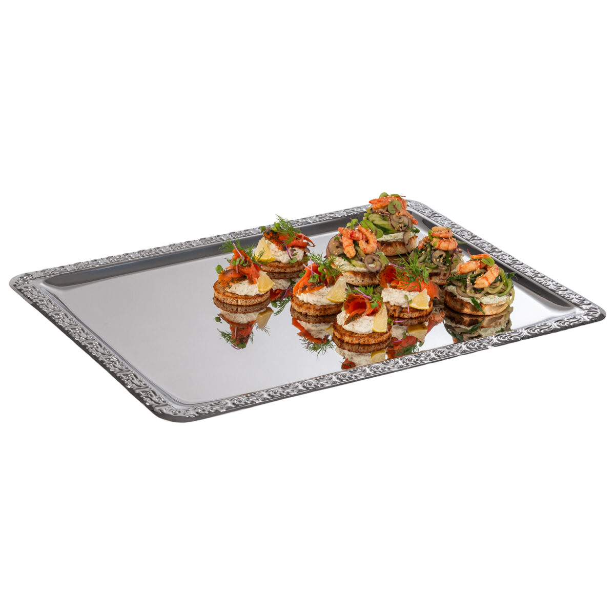 Edelstahltablett  "Schöner Essen" – Bild 2