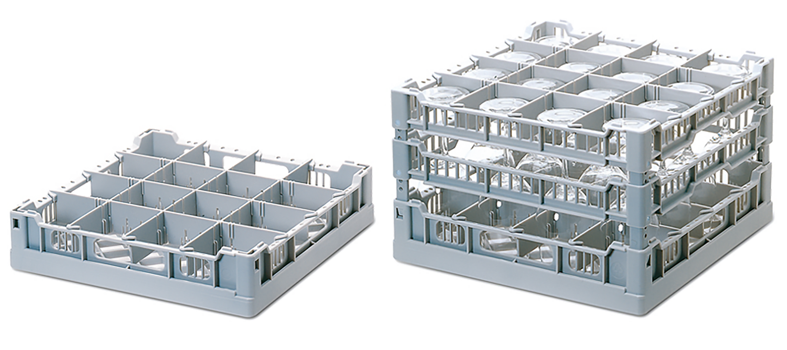 40x40-raeck-900x400 Gläserspül-/ lagerkörbe – Bild 1